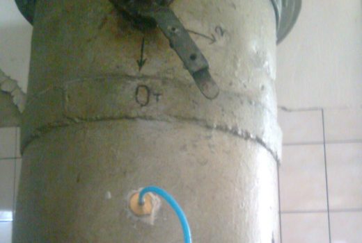 Место отбора для датчика и заслонка вытяжного вентилятора