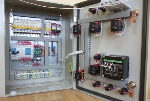 Щит управления пеллетным котлом