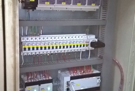 Щит управления. Вид изнутри